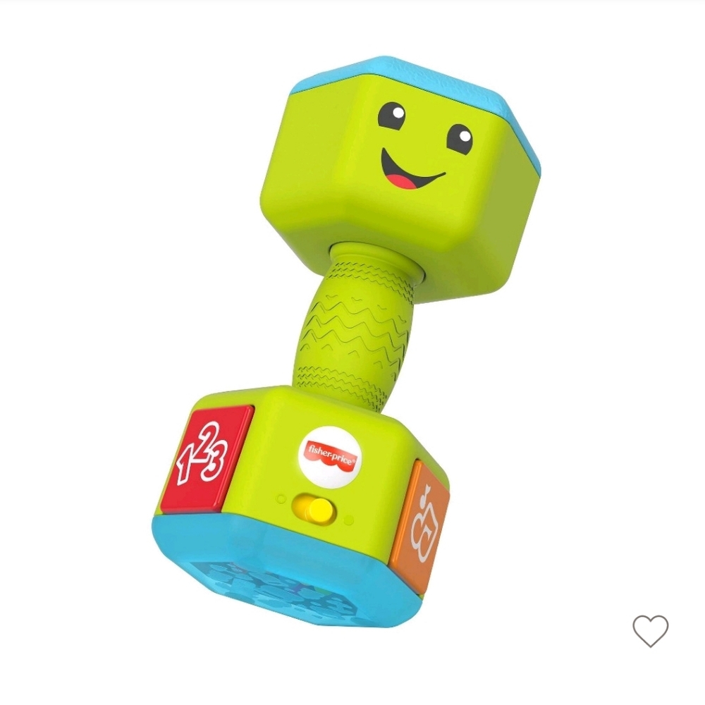 Fisher-Price Laugh & Learn Countin Reps Dumbbell Toy